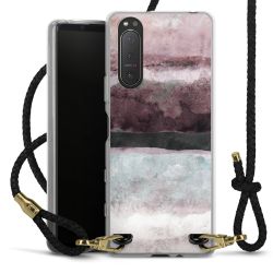 Carry Case Transparent Leather black/gold