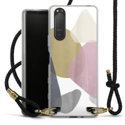 Carry Case Transparent Leather black/gold