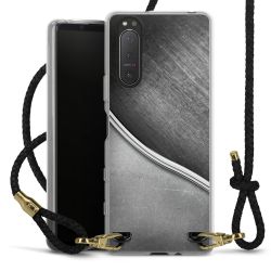 Carry Case Transparent Leather black/gold