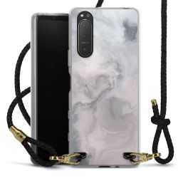 Carry Case Transparent Leather black/gold