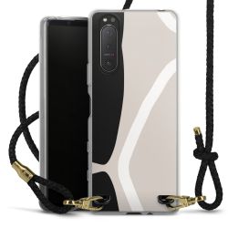 Carry Case Transparent Leather black/gold