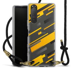 Carry Case Transparent Leather black/gold