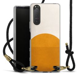 Carry Case Transparent Leather black/gold