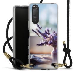 Carry Case Transparent Leather black/gold