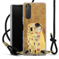 Carry Case Transparent Leather black/gold