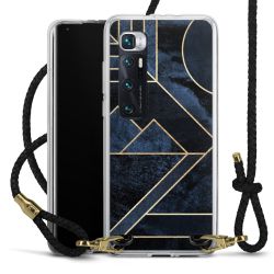 Carry Case Transparent Leather black/gold