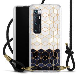 Carry Case Transparent Leather black/gold