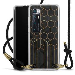 Carry Case Transparent Leather black/gold