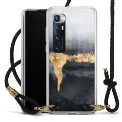 Carry Case Transparent Leather black/gold