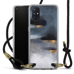 Carry Case Transparent Leather black/gold