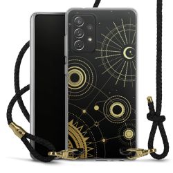 Carry Case Transparent Leather black/gold