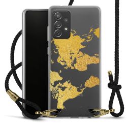 Carry Case Transparent Leather black/gold