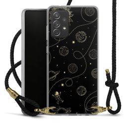 Carry Case Transparent Leather black/gold