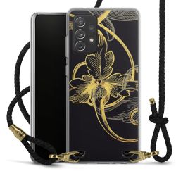 Carry Case Transparent Leather black/gold