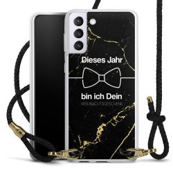 Carry Case Transparent Leder schwarz/gold