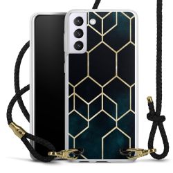 Carry Case Transparent Leather black/gold