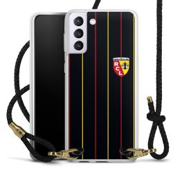 New Carry Case Transparent Leder schwarz/gold