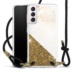 Carry Case Transparent Leather black/gold