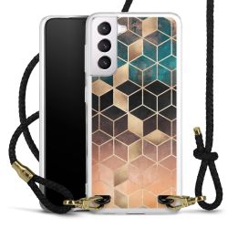 Carry Case Transparent Leather black/gold