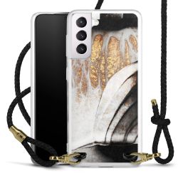 Carry Case Transparent Leather black/gold