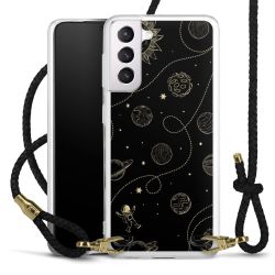 Carry Case Transparent Leather black/gold