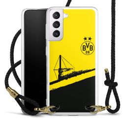 Carry Case Transparent Leather black/gold