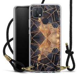 Carry Case Transparent Leather black/gold