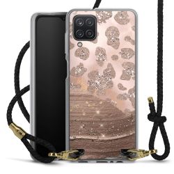 Carry Case Transparent Leather black/gold