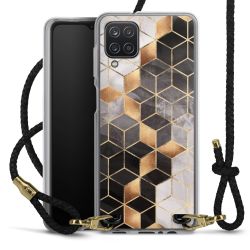 Carry Case Transparent Leather black/gold