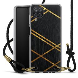 Carry Case Transparent Leather black/gold