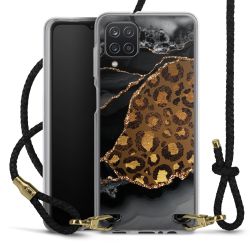 Carry Case Transparent Leather black/gold