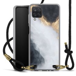 Carry Case Transparent Leather black/gold