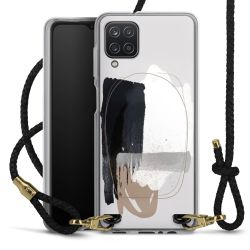 Carry Case Transparent Leather black/gold