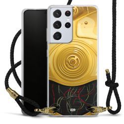 Carry Case Transparent Leather black/gold