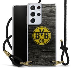 Carry Case Transparent Leather black/gold