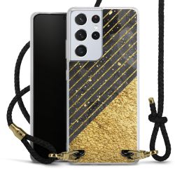 Carry Case Transparent Leather black/gold