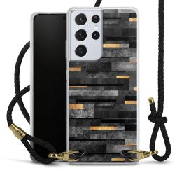 Carry Case Transparent Leather black/gold