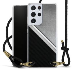 Carry Case Transparent Leather black/gold