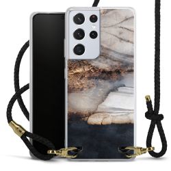 Carry Case Transparent Leather black/gold