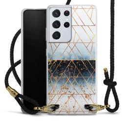 Carry Case Transparent Leather black/gold