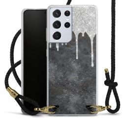 Carry Case Transparent Leather black/gold