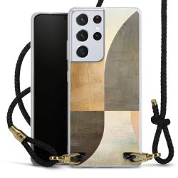 Carry Case Transparent Leather black/gold