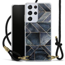 Carry Case Transparent Leather black/gold