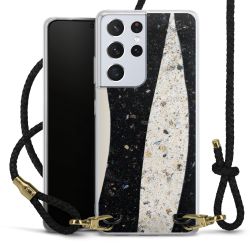 Carry Case Transparent Leather black/gold