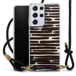 Carry Case Transparent Leather black/gold