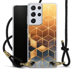 Carry Case Transparent Leather black/gold