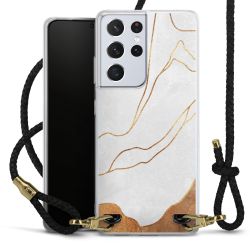 Carry Case Transparent Leather black/gold