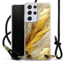 Carry Case Transparent Leather black/gold