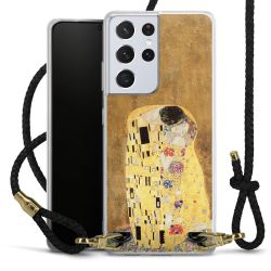 Carry Case Transparent Leather black/gold