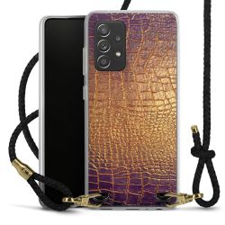 Carry Case Transparent Leather black/gold